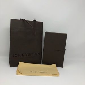 Louis Vuitton gift box and shopping bag